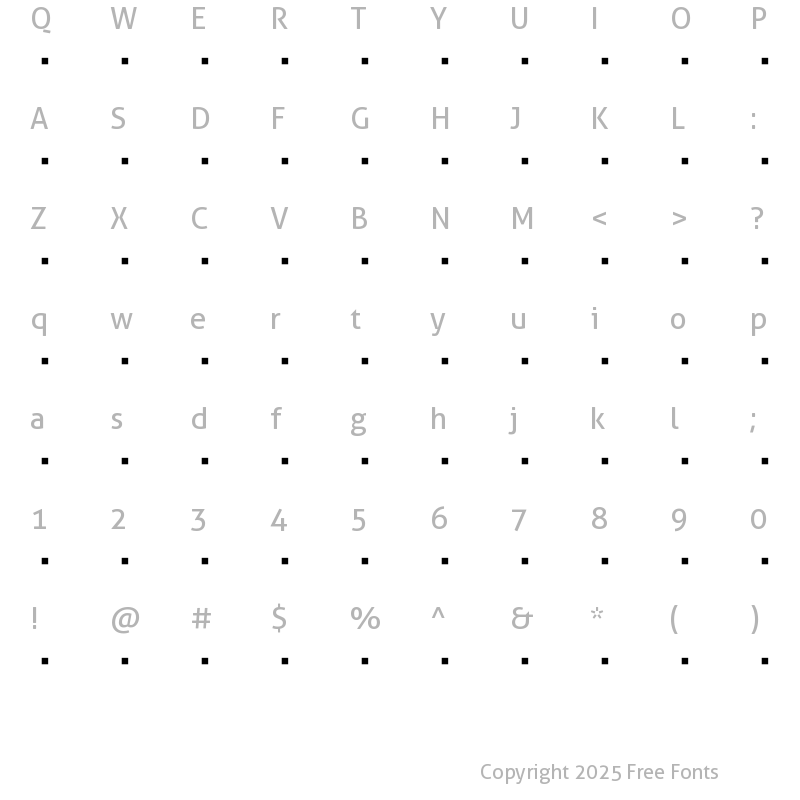 Character Map of HGHagoromoB Bold