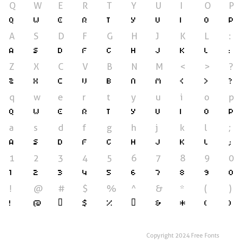 Character Map of HIAIRPORTARRIVAL Regular