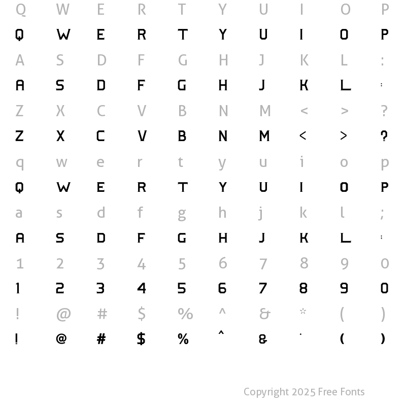 Character Map of Hillton and Absolute Regular