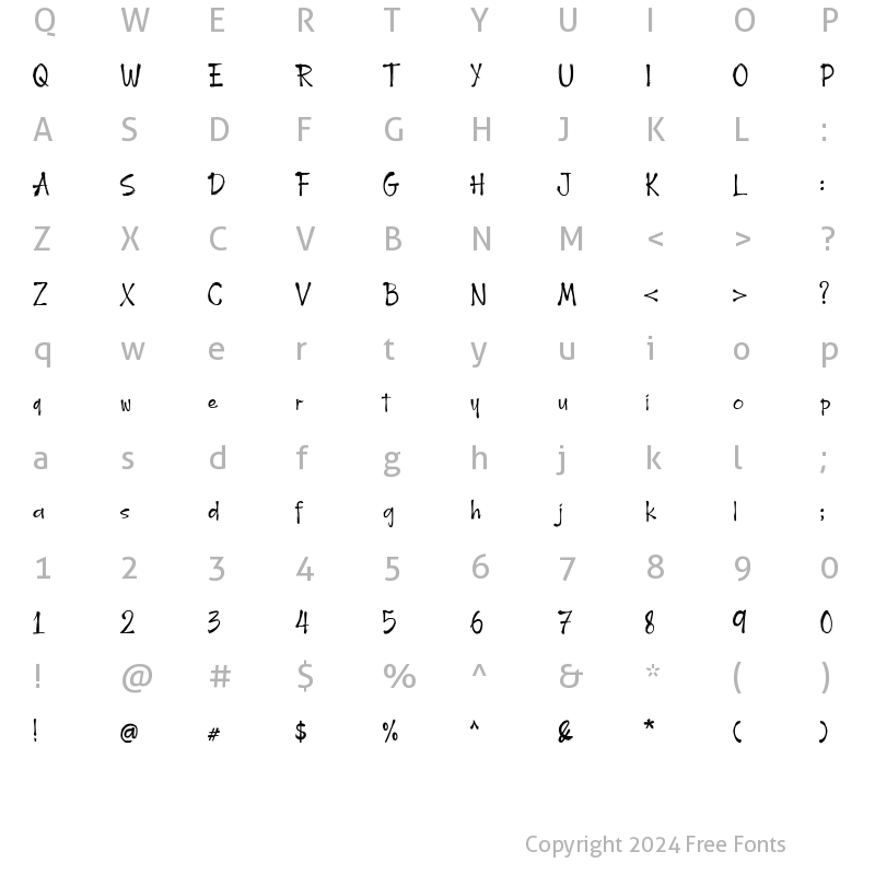 Character Map of Hogback Regular