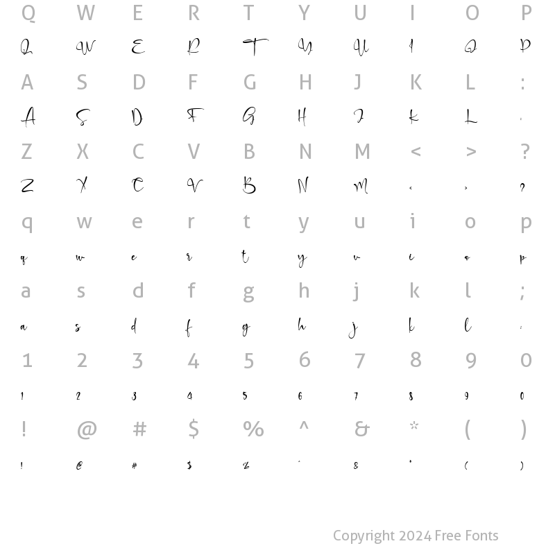 Character Map of holi christmas eve Regular