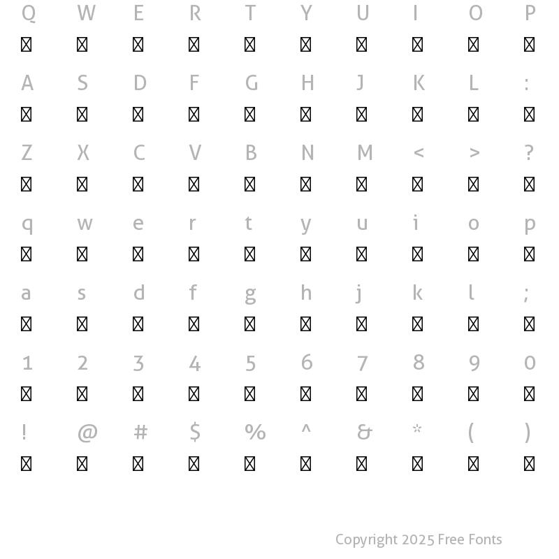 Character Map of Holiday Pi LT Std 3