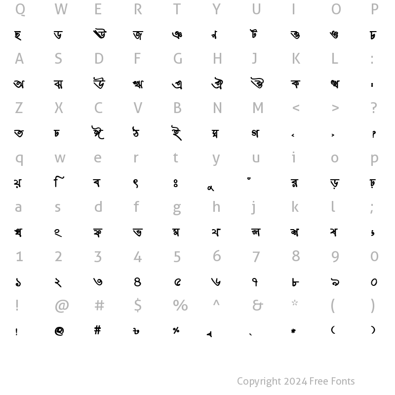 Character Map of HooglyMJ Bold