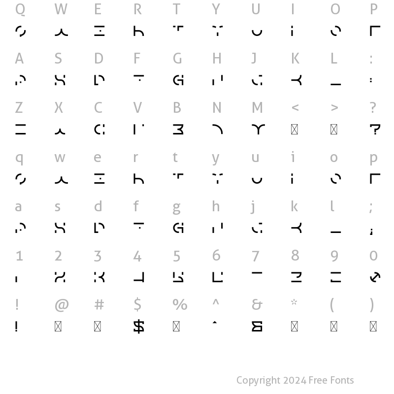 Character Map of Horizon Elementstwo