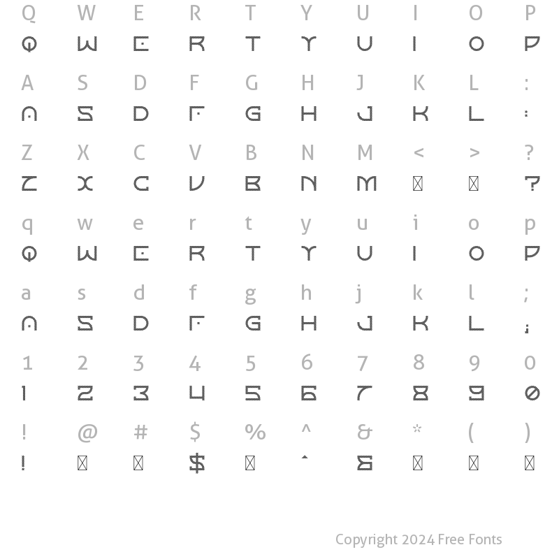 Character Map of Horizon Lines