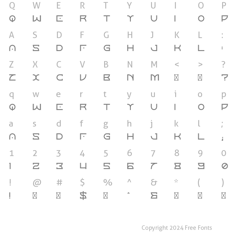 Character Map of Horizon Linestwo