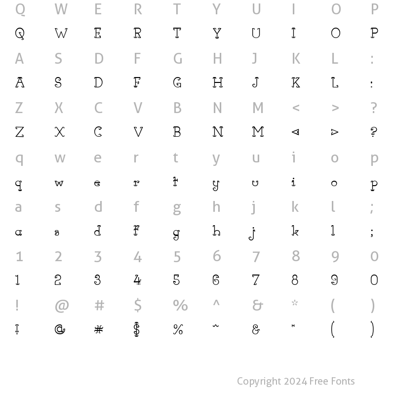 Character Map of Horns of Dilemma Regular