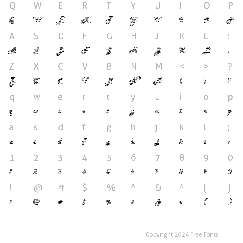 Character Map of Howdy HowdyRoper