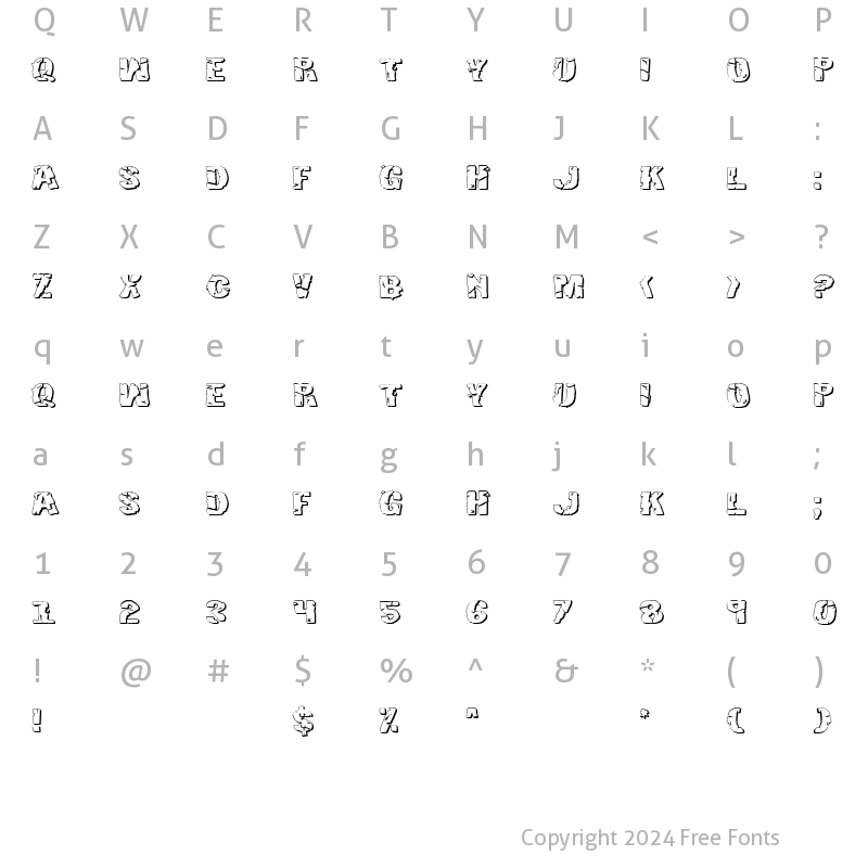 Character Map of Hulkbusters 3D Regular