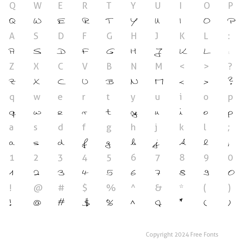 Character Map of HW Hilly DB Normal