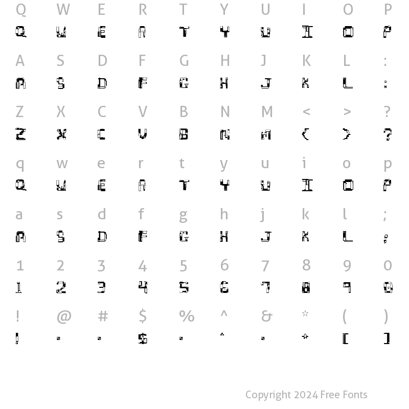 Character Map of Hydrogen Score