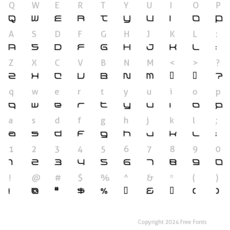 Character Map of Hyperion Alp