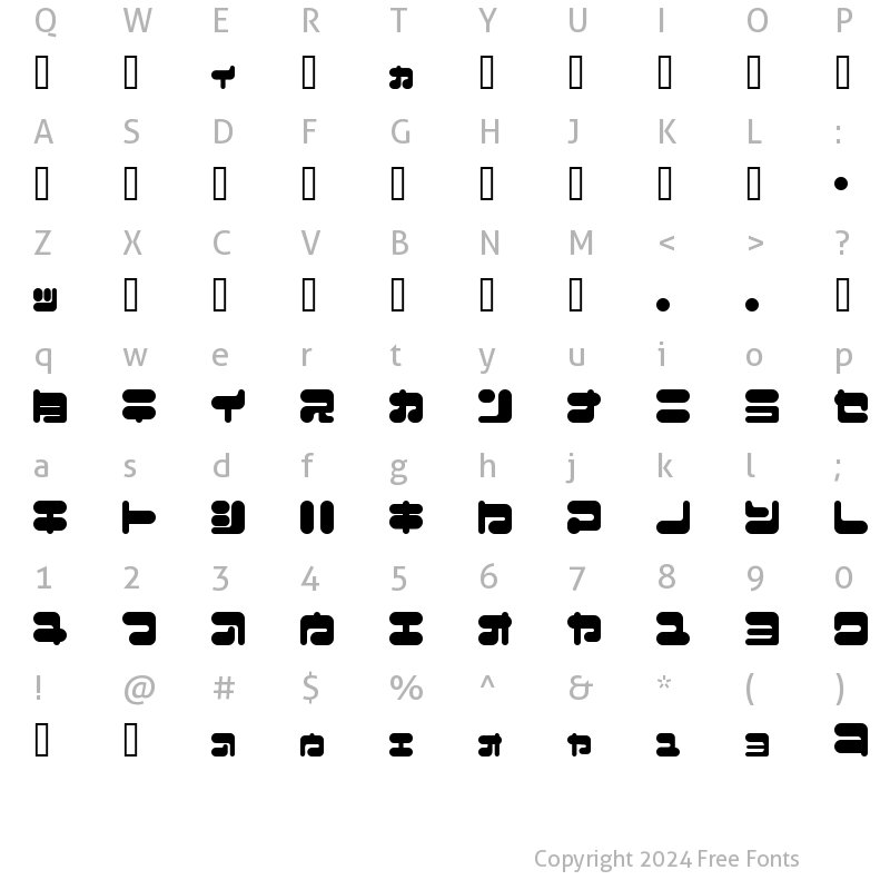 Character Map of I2FuwafuwaFururu KS