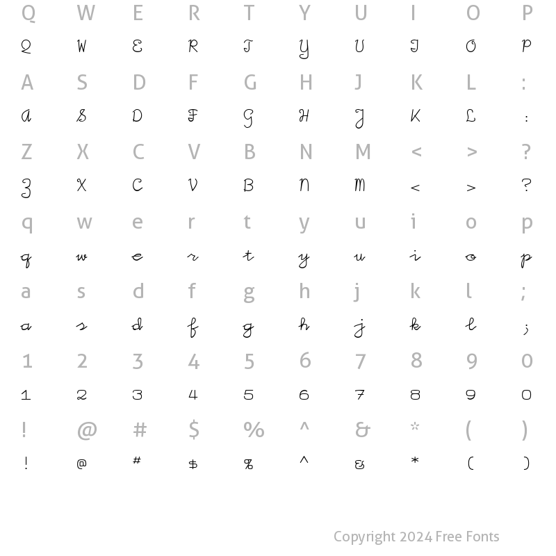 Character Map of IggoliteMono Regular