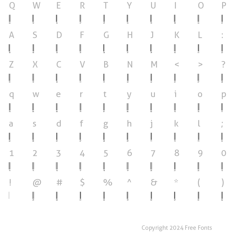 Character Map of IntHrP72DmTt Normal