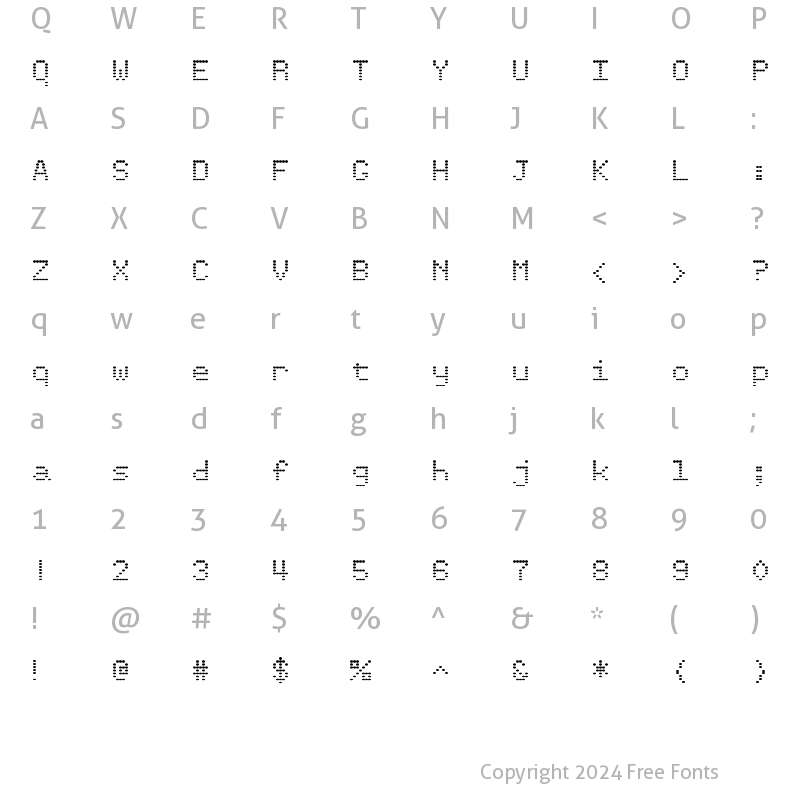 Character Map of IrritationOne Regular