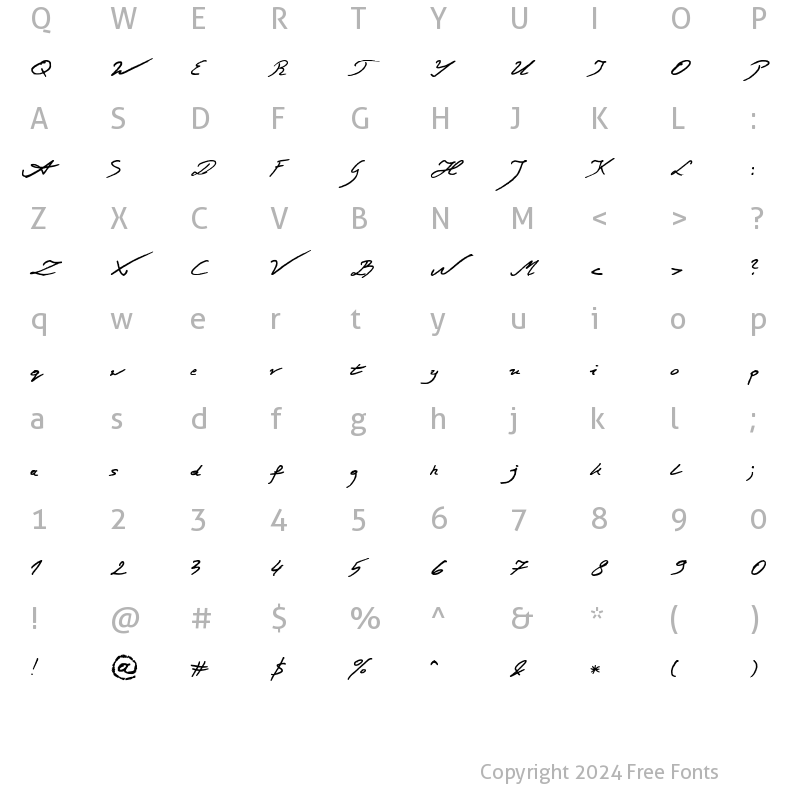 Character Map of Jacek Zi?ba-Jasi?ski Normalny