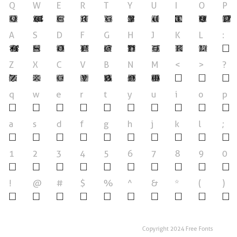 Character Map of Jeff Plain