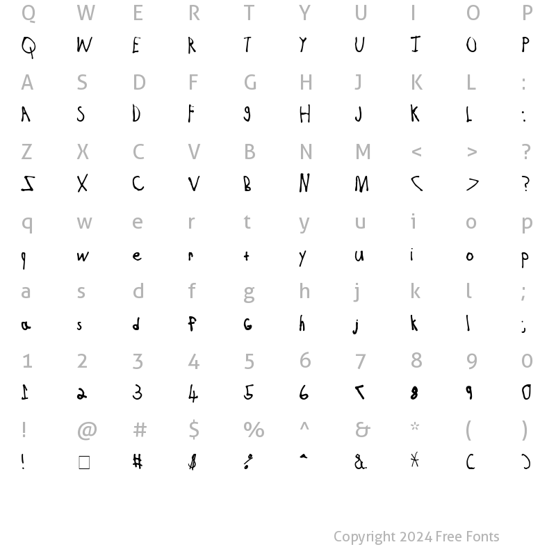 Character Map of Jessica Normal