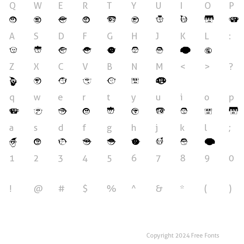 Character Map of Jinchi 1