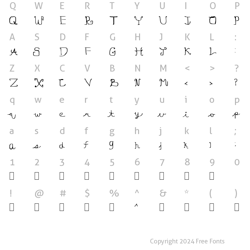 Character Map of Jingle Hamsters Normal