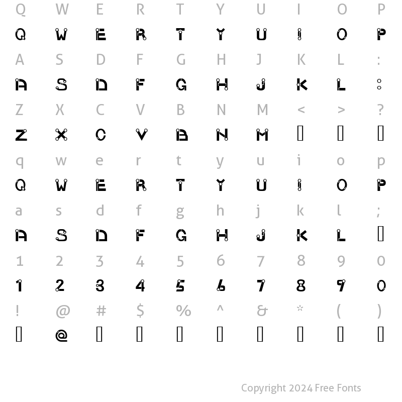 Character Map of Joint Regular