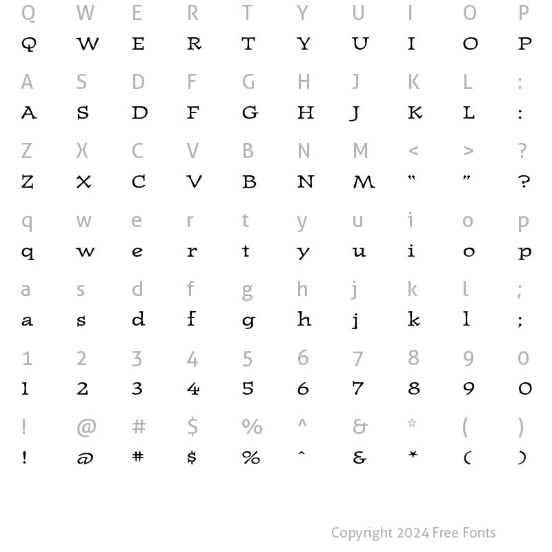 Character Map of Journal-Ultra Ultra