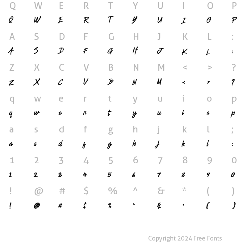 Character Map of Jump Streets In Line In Line