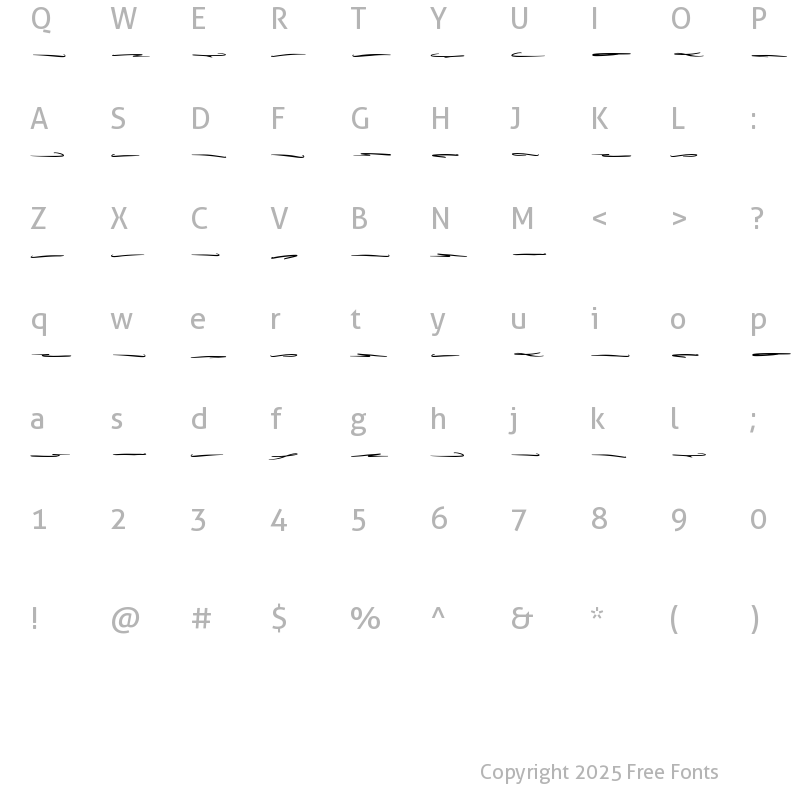 Character Map of Juxtapose swash Regular