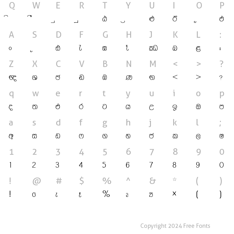 Character Map of kaputadotcom normal