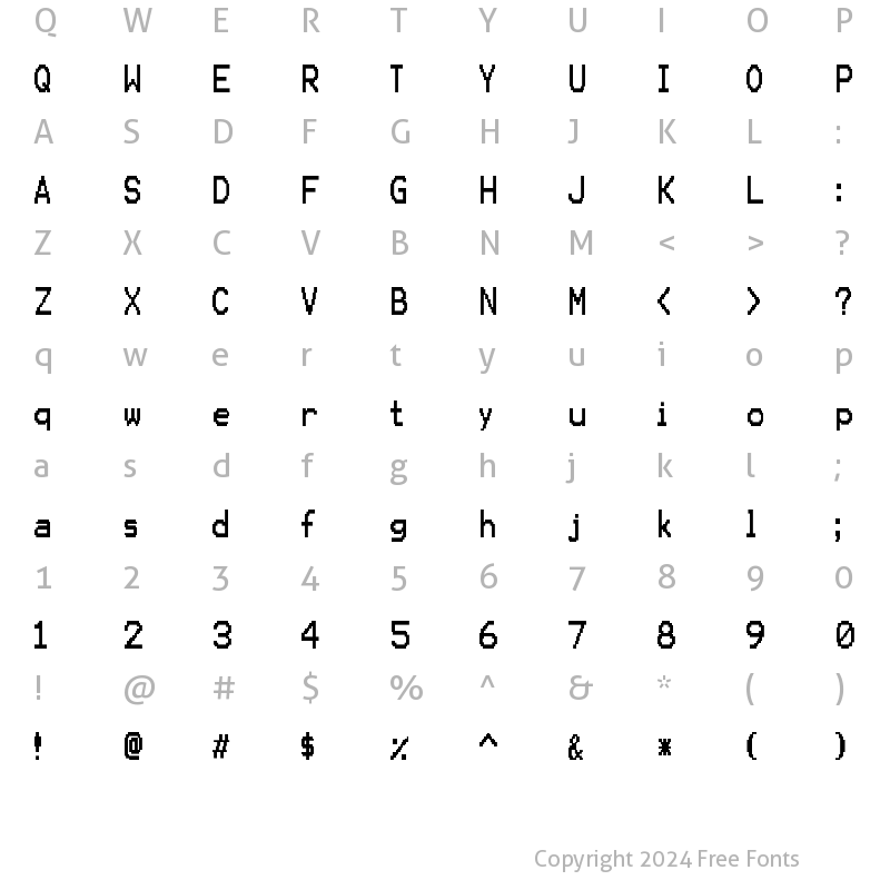 Character Map of Karma Suture