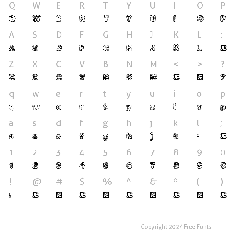 Character Map of Katalyst [active] (BRK) Regular