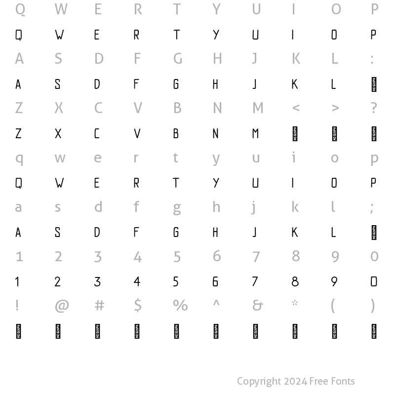 Character Map of Kelium Helper