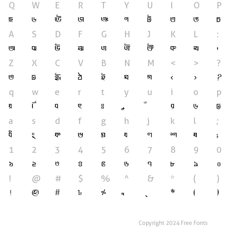 Character Map of KhooaiMJ Bold