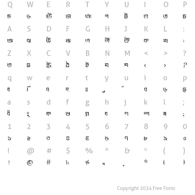 Character Map of KhooaiSMJ Regular