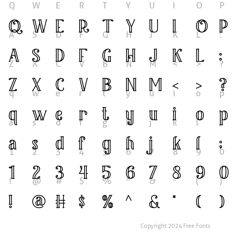 Character Map of King Lounpera Outline