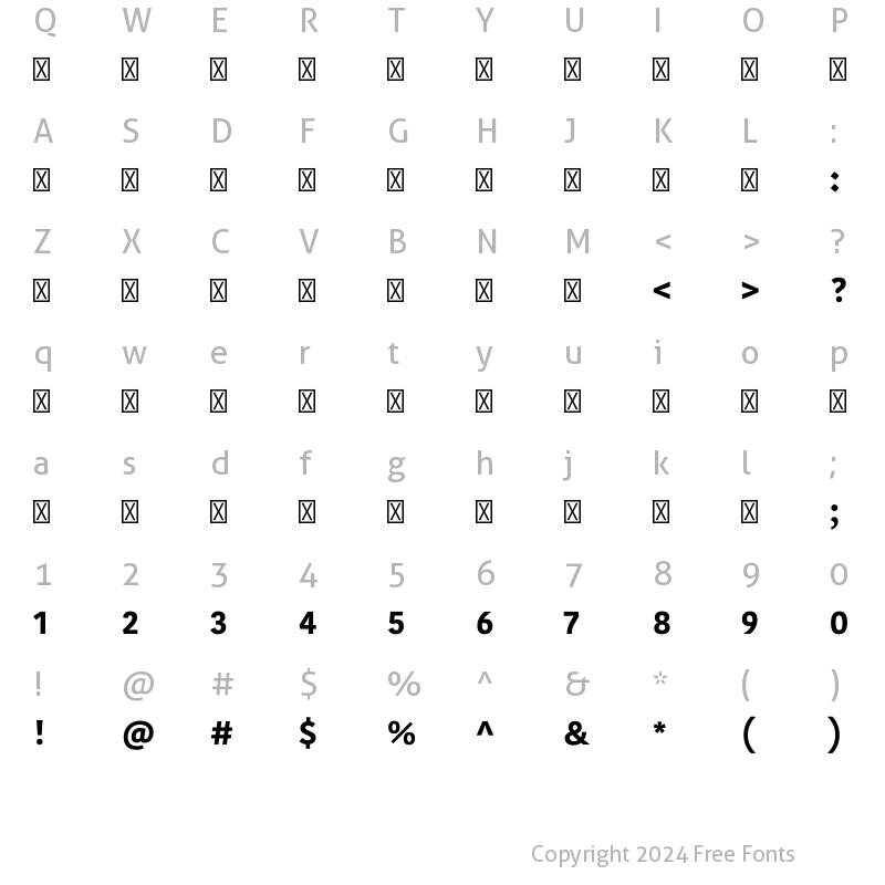 Character Map of Kohinoor Arabic Bold