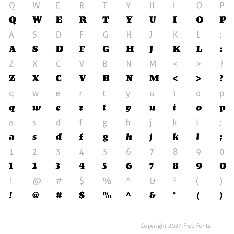 Character Map of Kompakt LT Regular