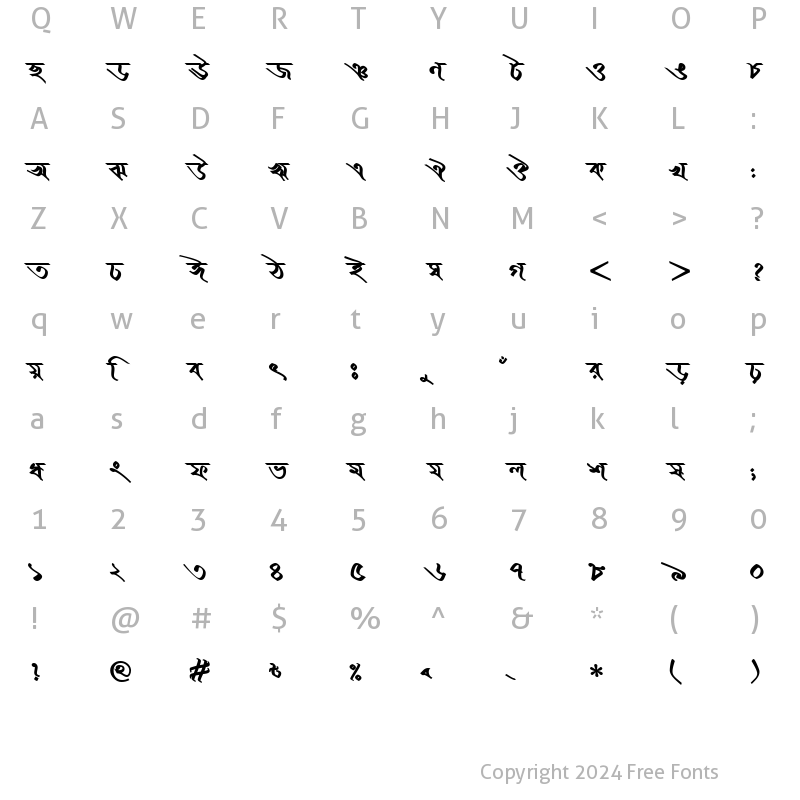 Character Map of KopotakshaMJ Bold