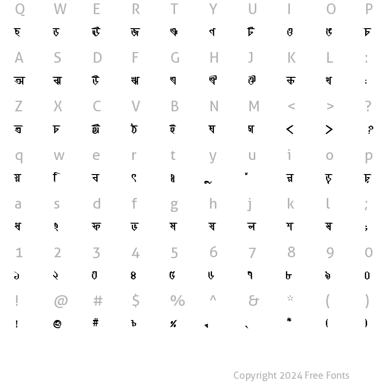 Character Map of KorotoaMJ Bold