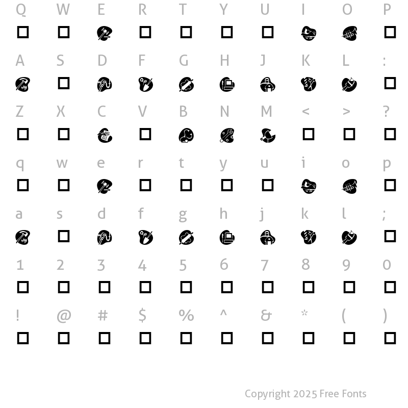 Character Map of KR Career Day Regular