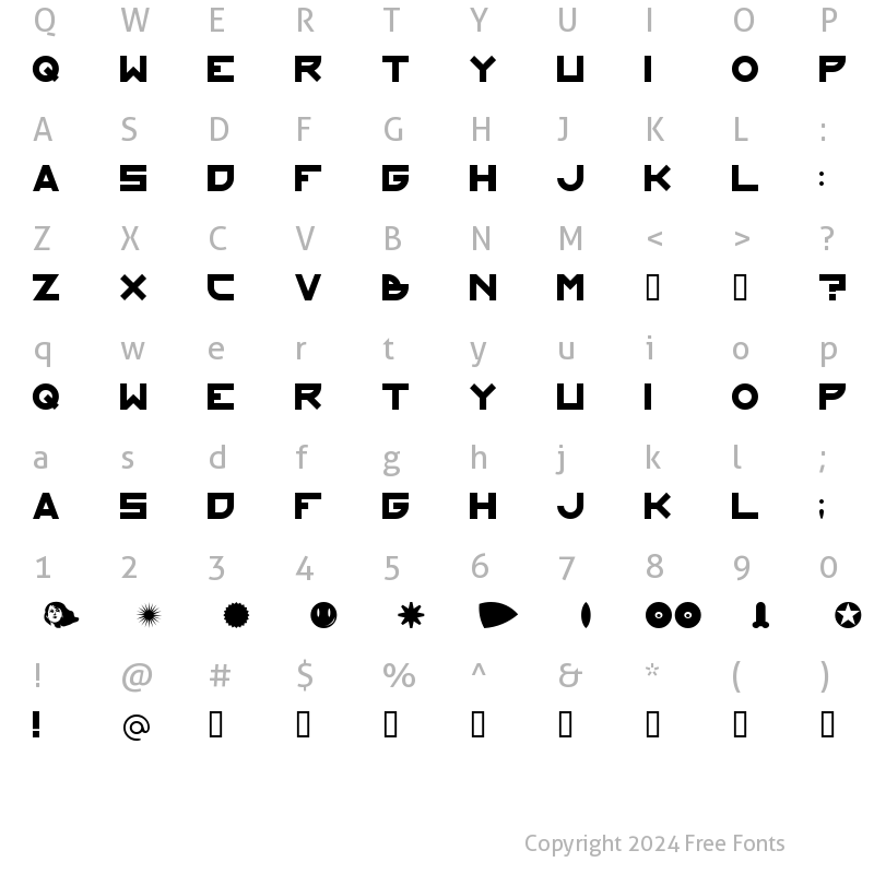 Character Map of KraftUndStil Regular