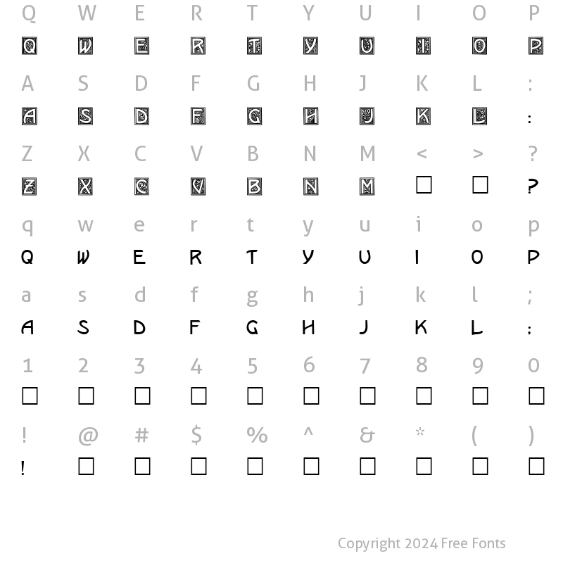 Character Map of Kramer Plain