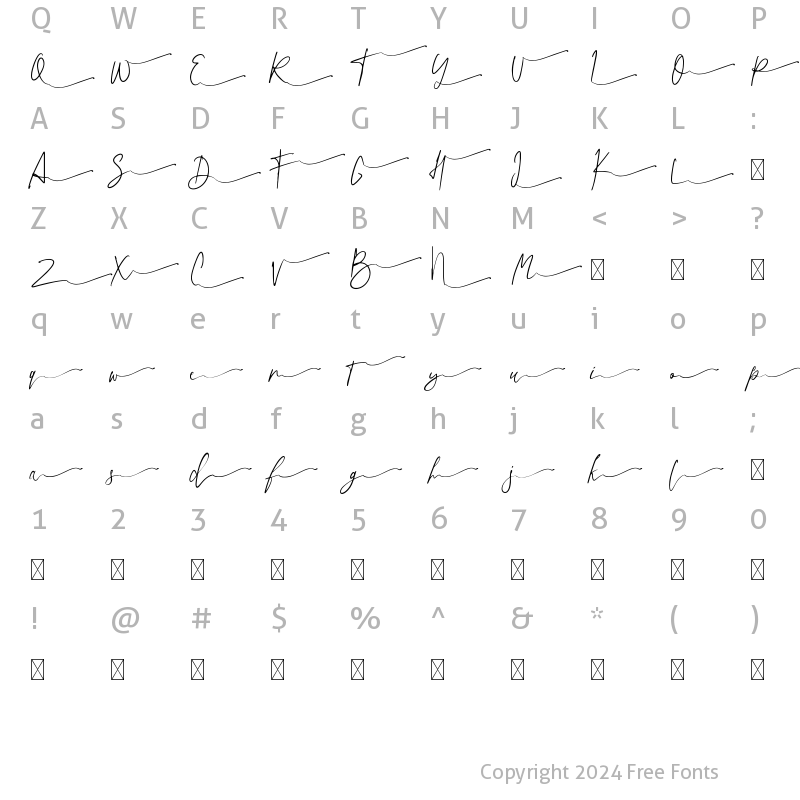 Character Map of La Lune EndingSwash