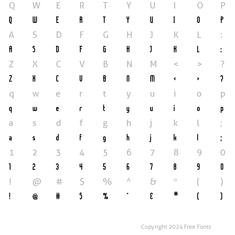 Character Map of Lady Ice Bold