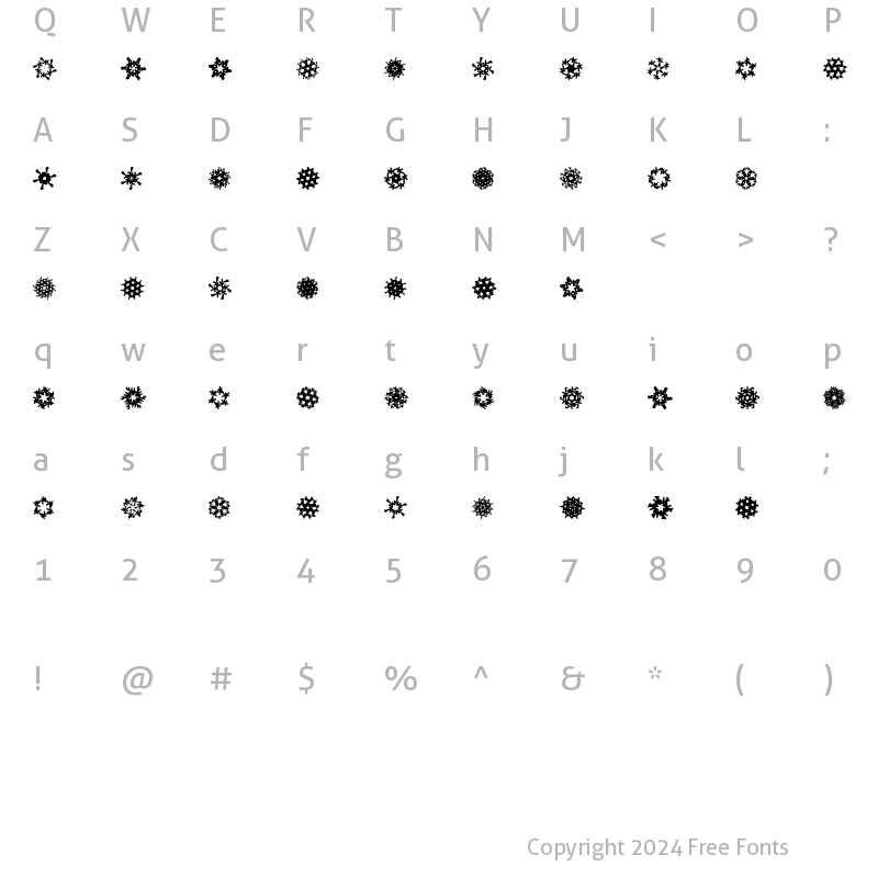 Character Map of LaMorte5 LaMorte5