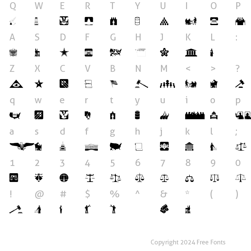 Character Map of Law & Order Regular