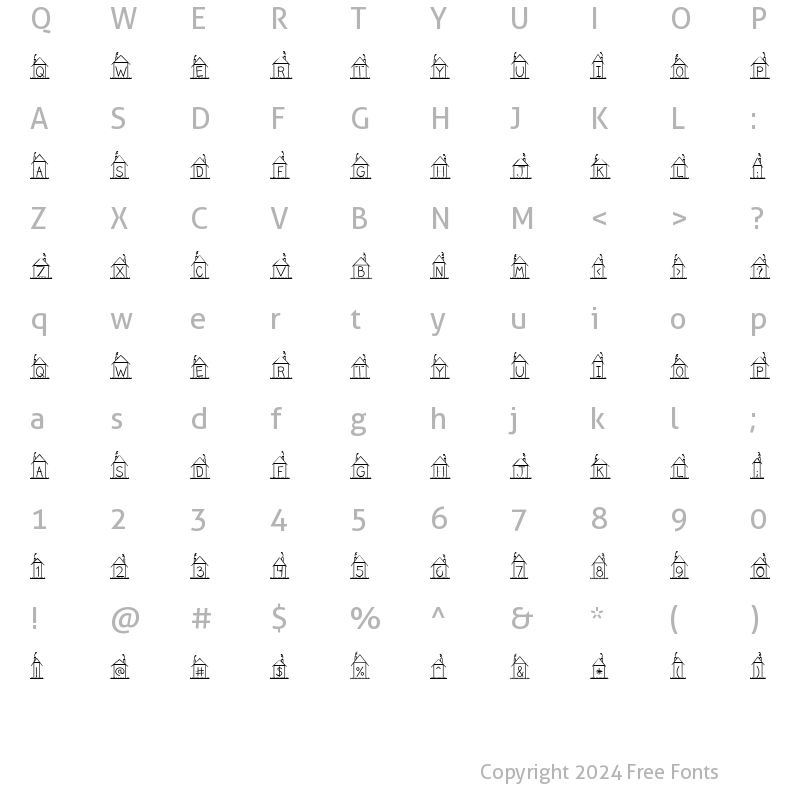 Character Map of LD Neighborhood Regular