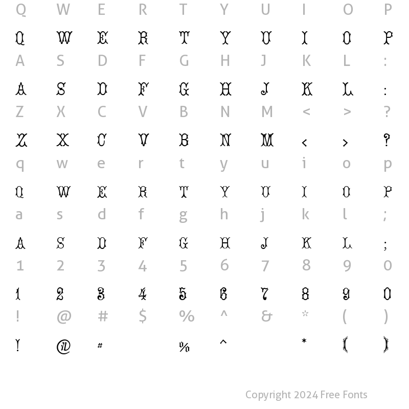 Character Map of Le Bourget? Regular