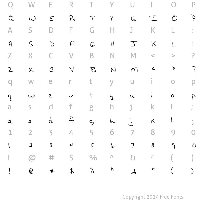 Character Map of LEHN254 Regular